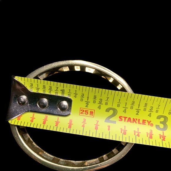 Roman Numeral Bangle Gold Bracelet - Picture 5 of 5